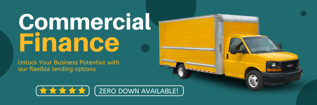 16 foot box truck finance banner